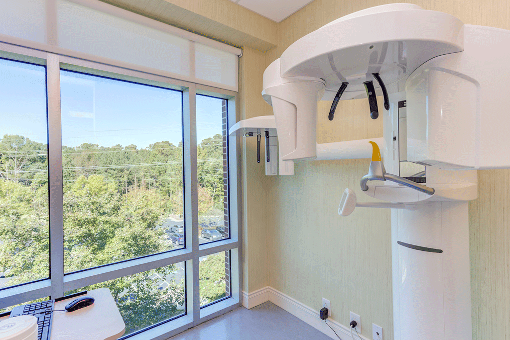the x ray machine used by the orthodontists at clifton and mauney